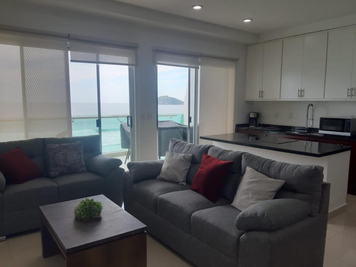 Hermoso Y Moderno Departamento Frente Al Malecon Con Preciosa Vista Al Mar Mazatlán Eksteriør billede