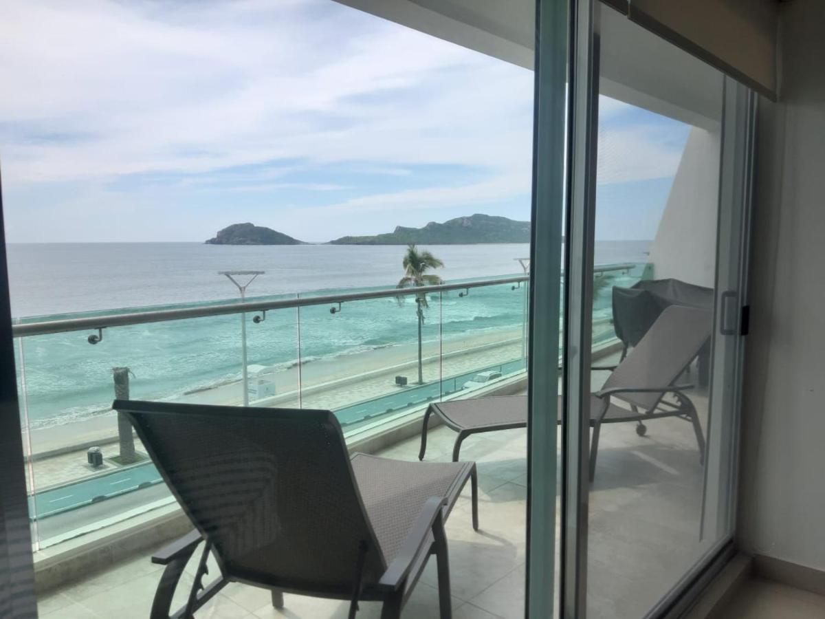 Hermoso Y Moderno Departamento Frente Al Malecon Con Preciosa Vista Al Mar Mazatlán Eksteriør billede